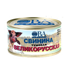 Свинина тушеная Великорусская «ОВА»